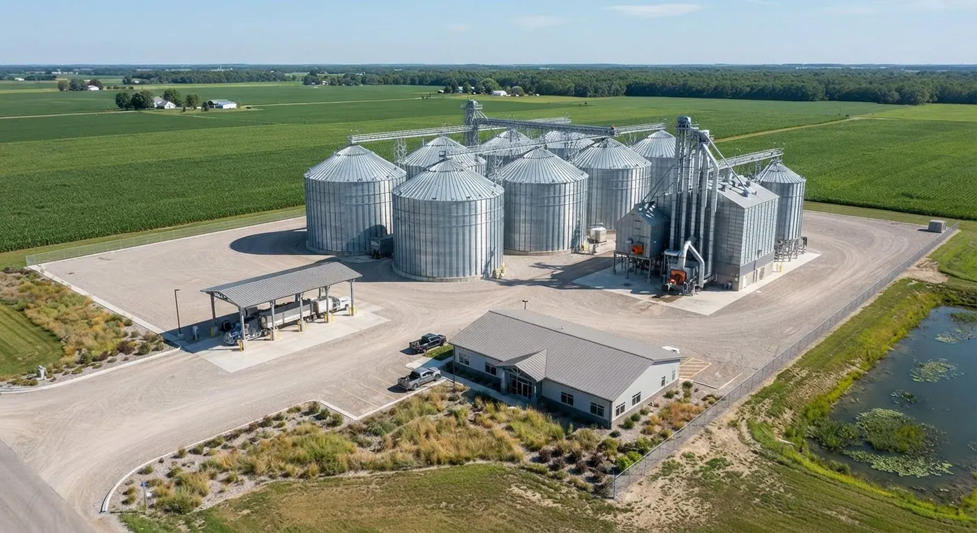 Grain Storage Silo plan