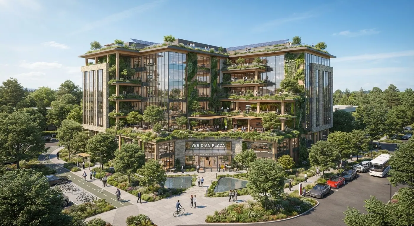 Biophilic Office BIM design intent model
