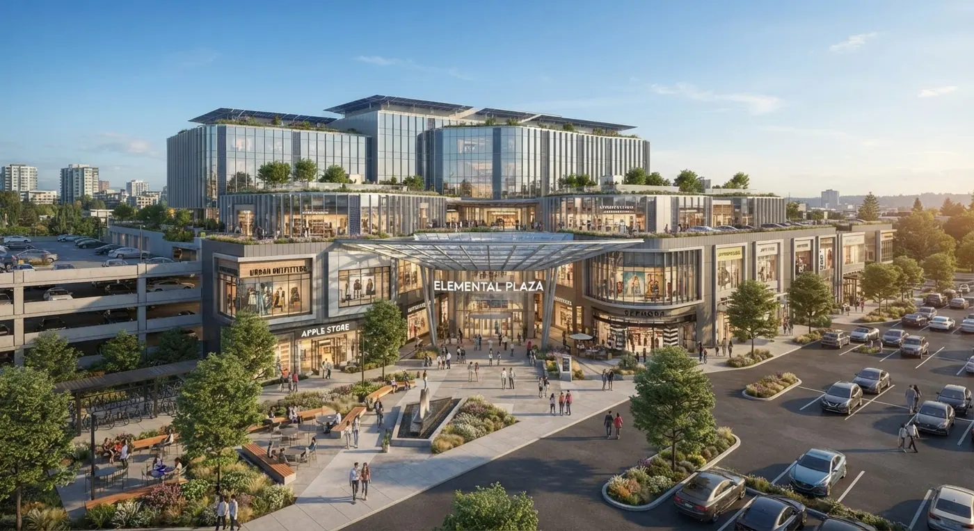 Retail Shopping Centre BIM design intent model