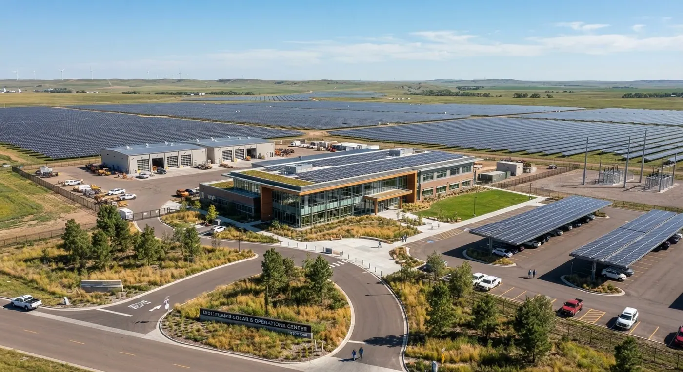 Solar Farm Operations Building BIM design intent model